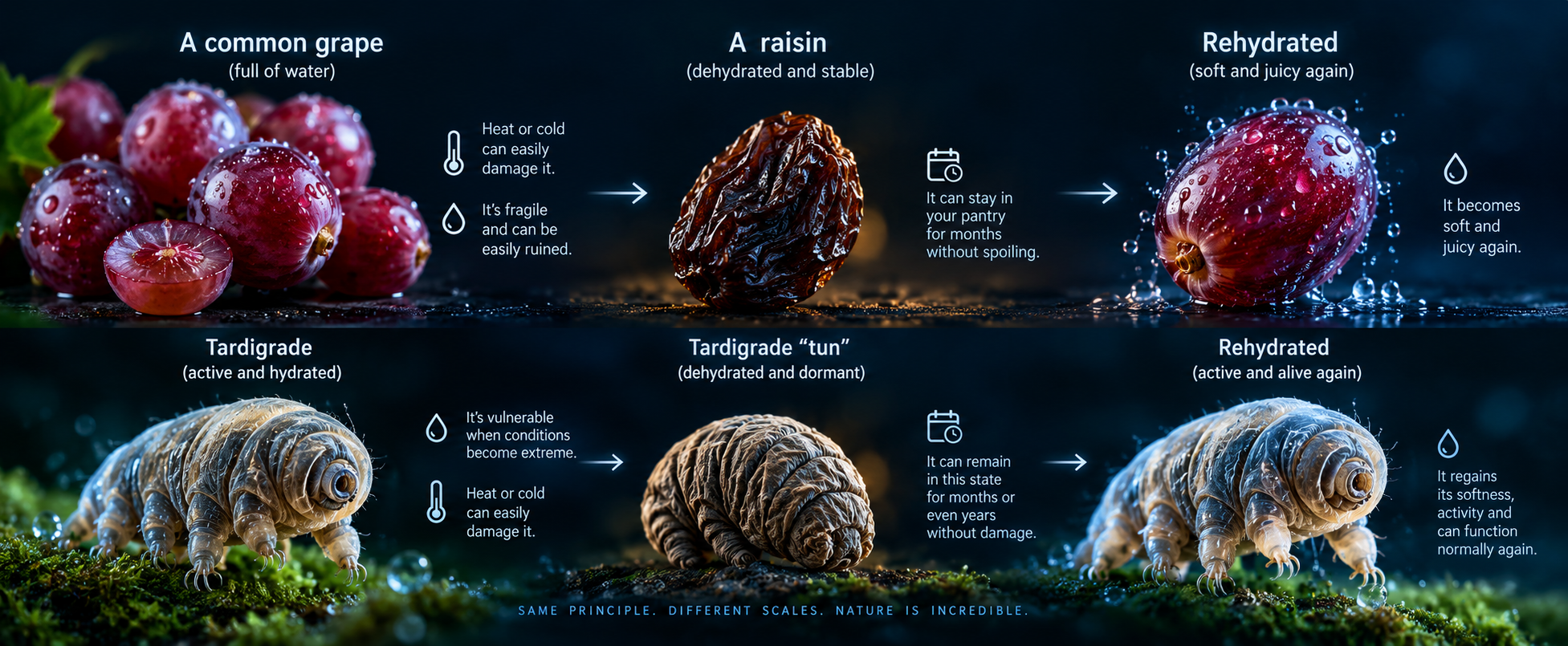 Tardigrade in extreme conditions
